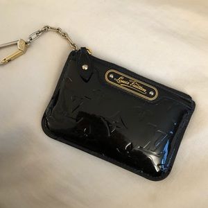 Louis Vuitton dark blue key / coin purse wallet
